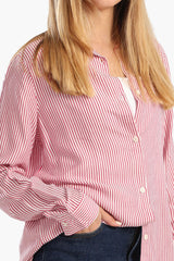 Carina - Classic Striped Poplin Shirt