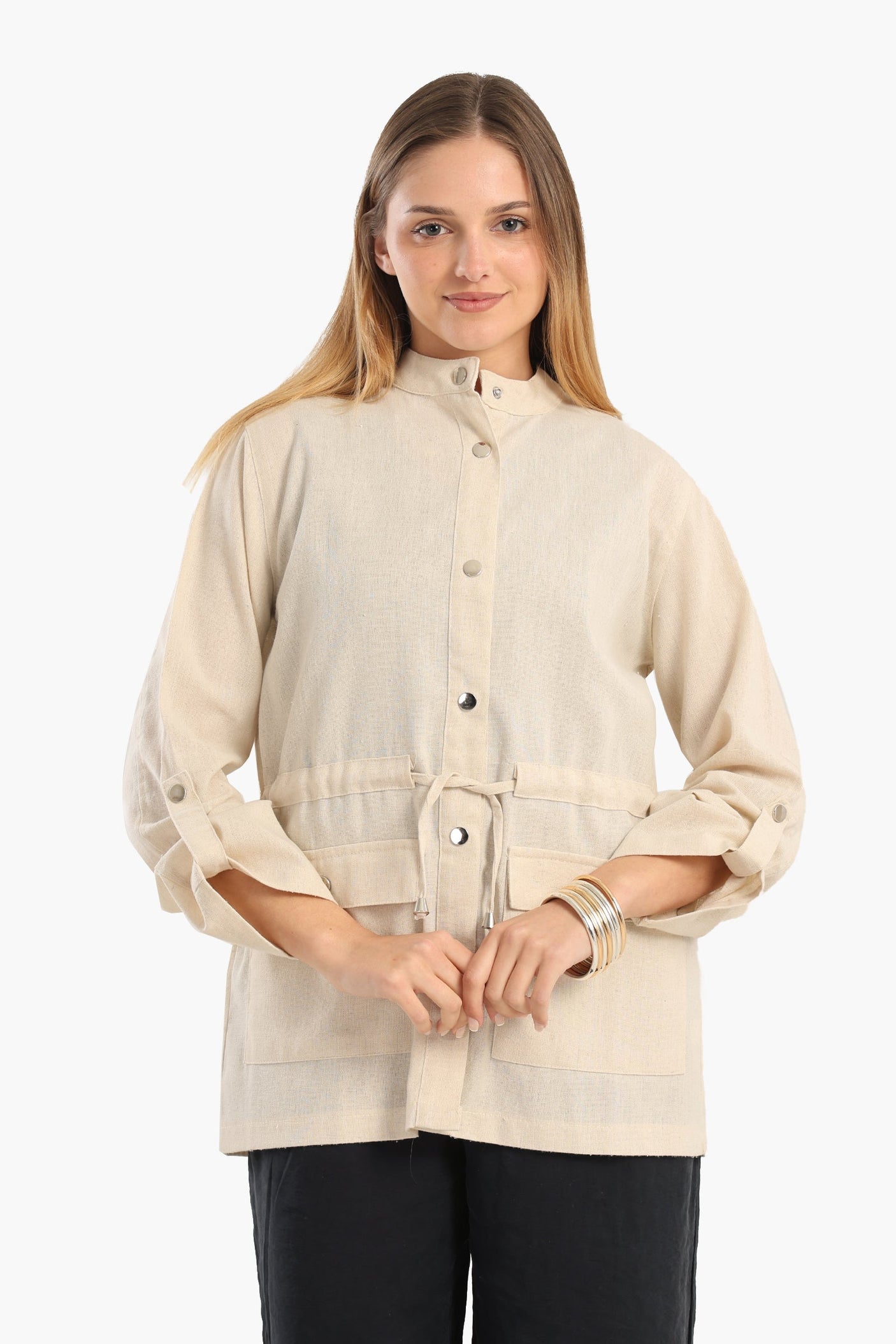 Carina - Cotton Regular-Fit Jacket