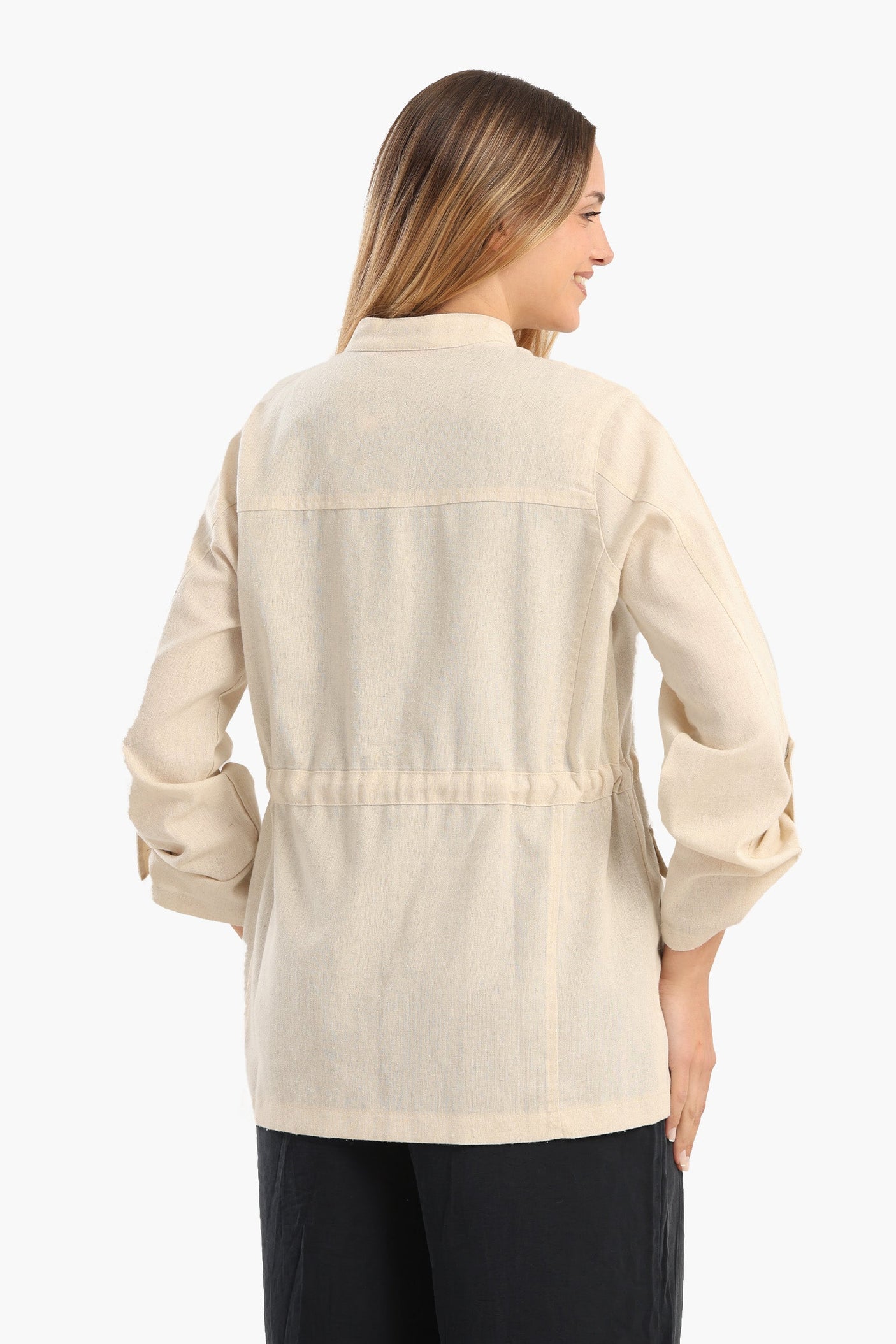 Carina - Cotton Regular-Fit Jacket