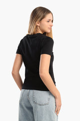 Carina - Cotton Basic Slip On T-Shirt
