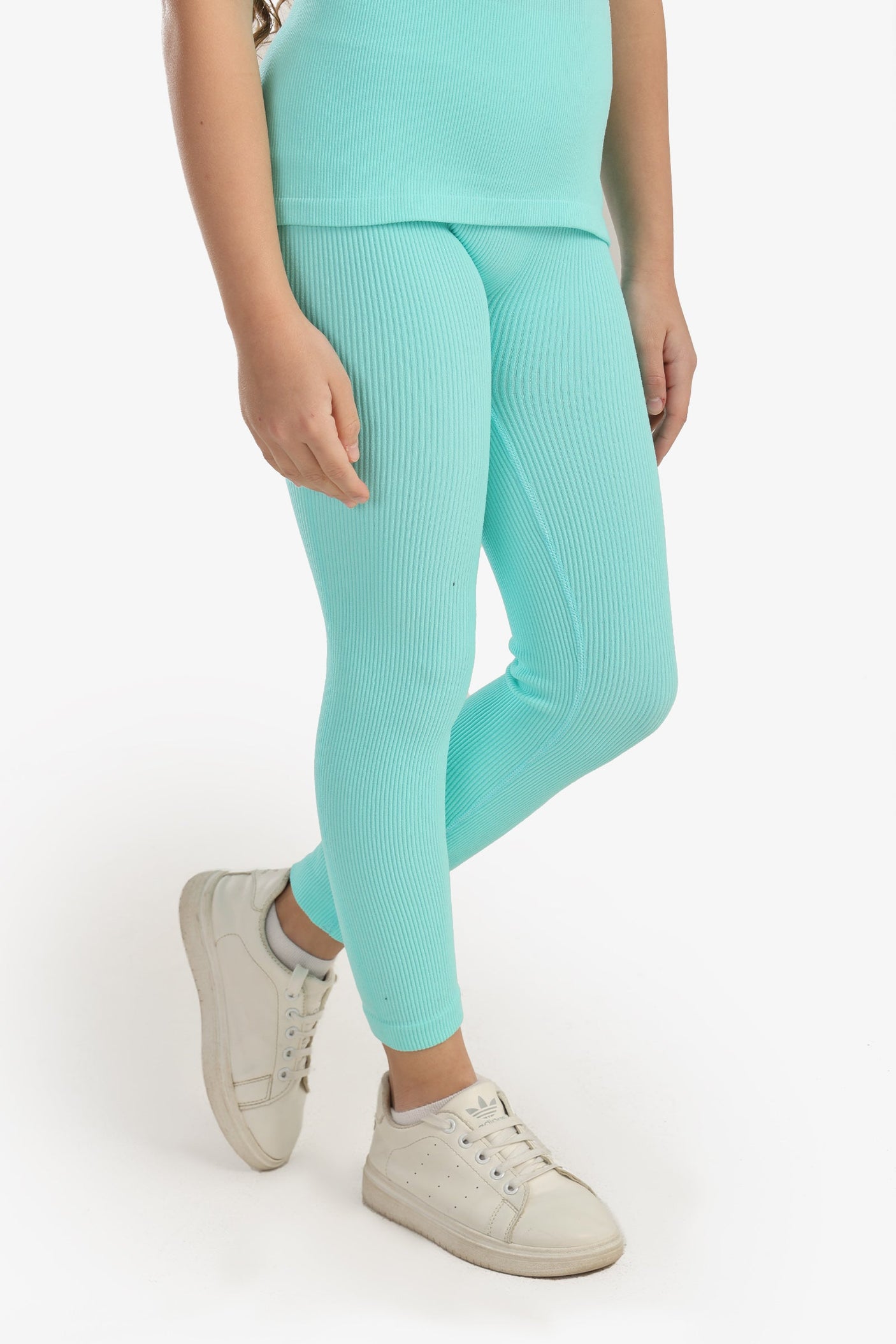 Carina - Girly Ribbed Leggings