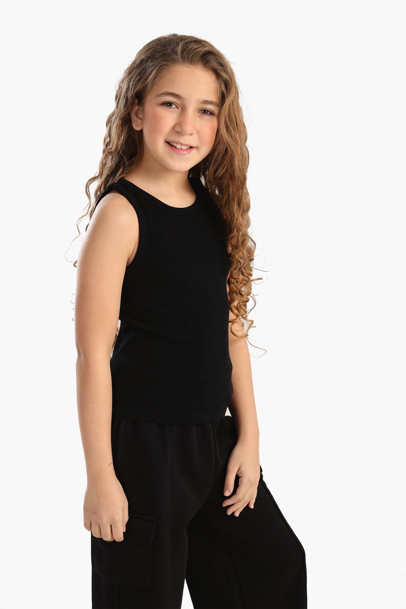 Carina - Girly Ribbed Tank Top