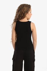 Carina - Girly Ribbed Tank Top
