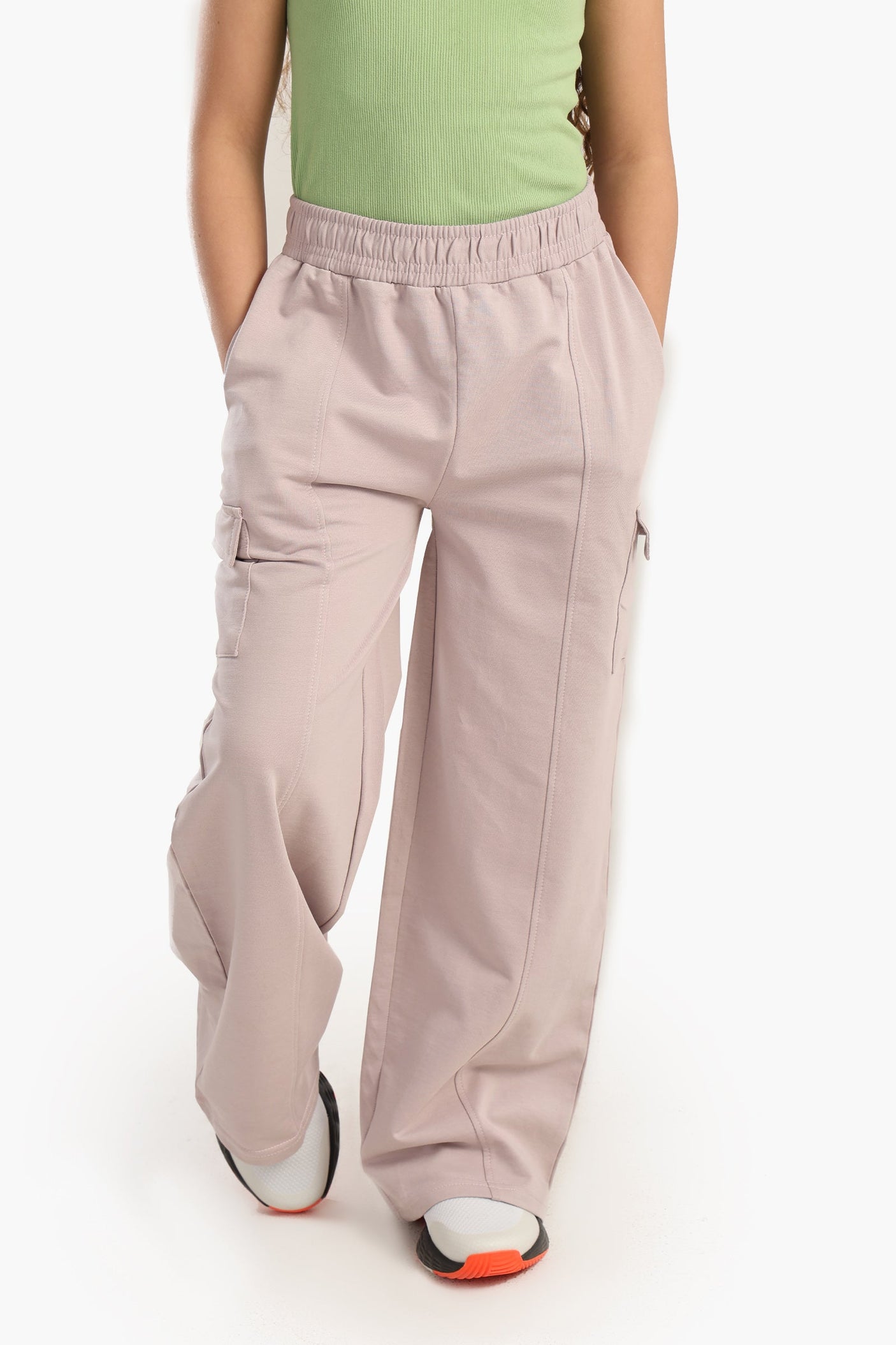 Carina - Girly Wide-Leg Cargo Pants