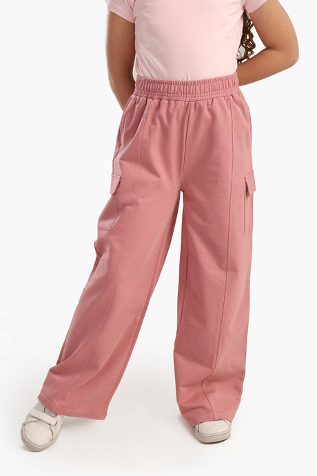 Carina - Girly Wide-Leg Cargo Pants
