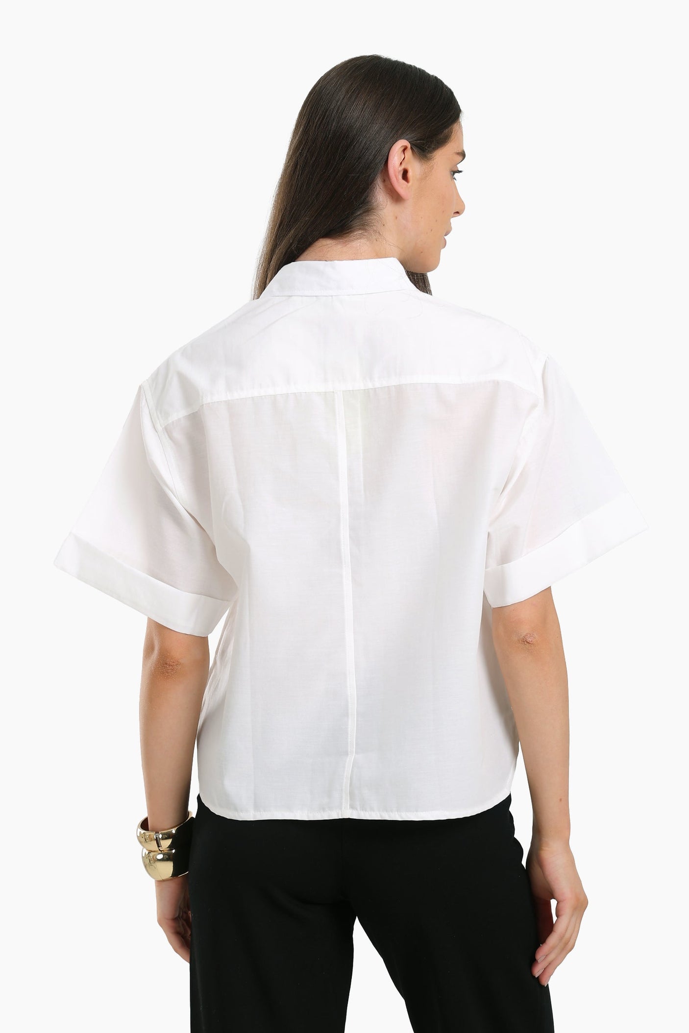 White Short Sleeves Shirt