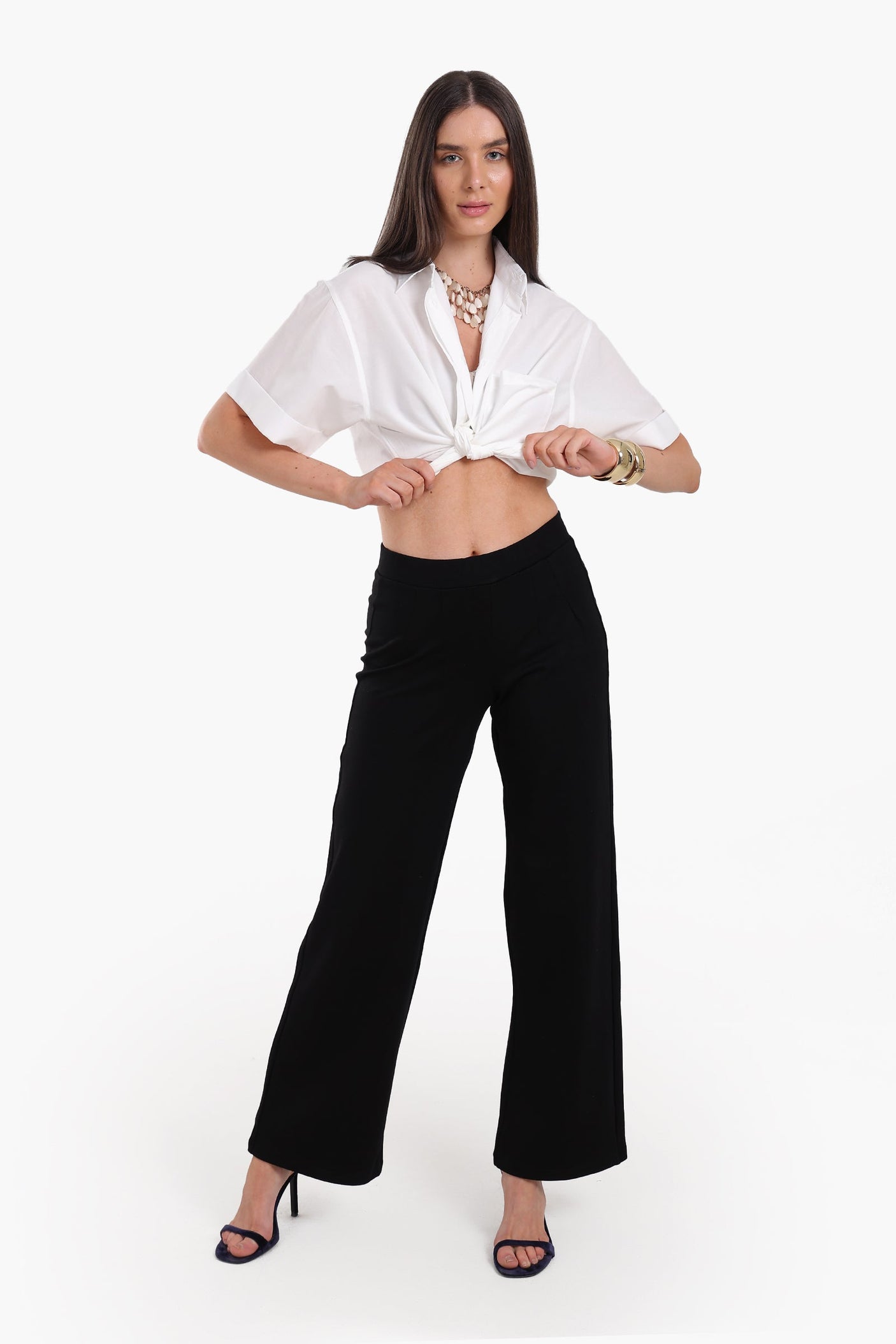 Black Jersey Pants