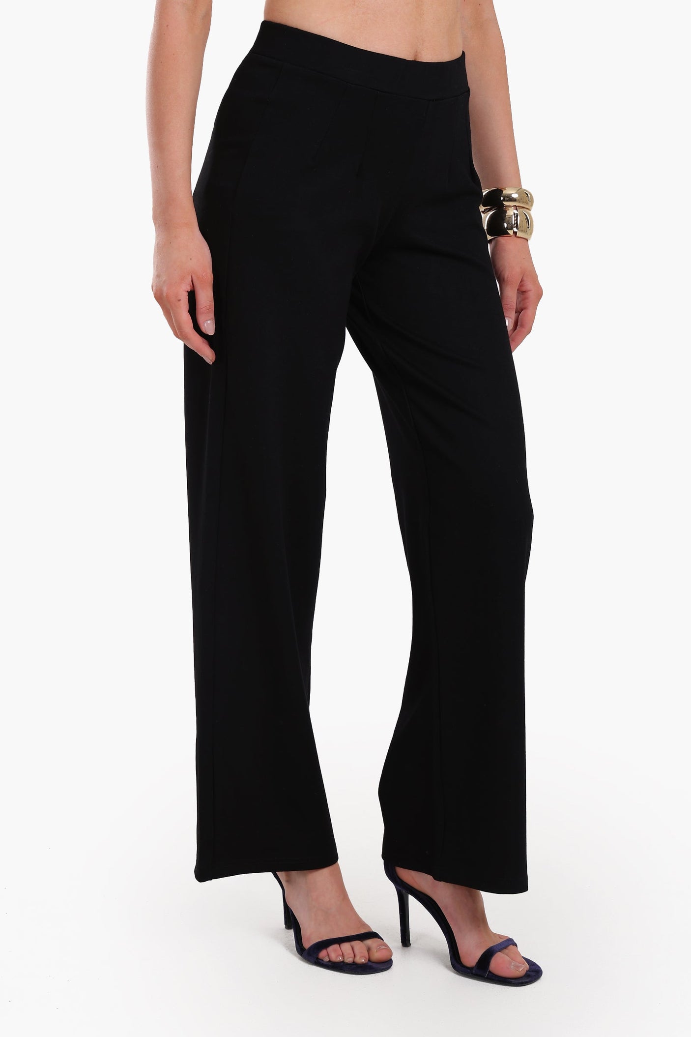 Black Jersey Pants