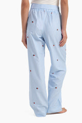 Carina - Striped Strawberry Printed Pyjama Pants