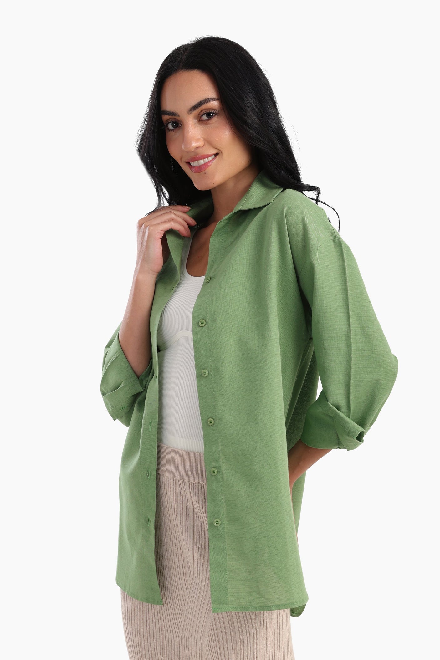 Carina - Tencel Long Sleeves Shirt