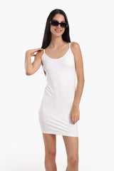 Carina - Round Neck Cami Short Dress