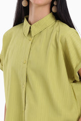 Carina - Textured Pattern Lounge Shirt