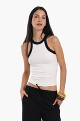 carina - Soft Rib Racer Top