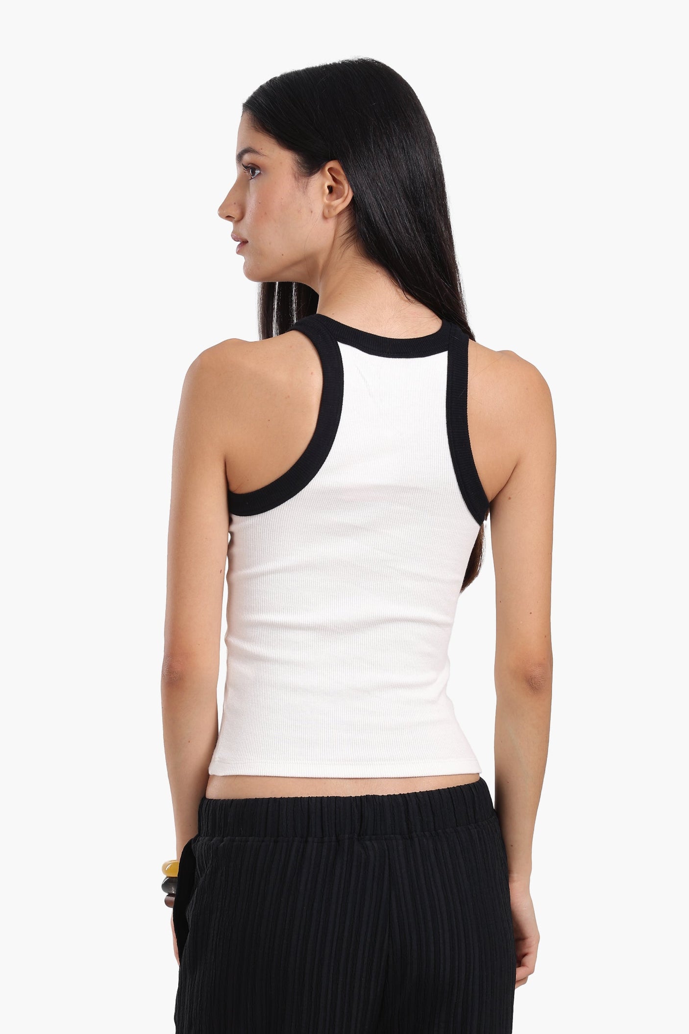 carina - Soft Rib Racer Top