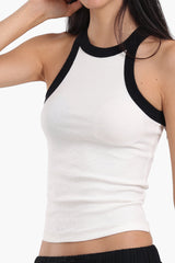 carina - Soft Rib Racer Top