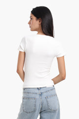 carina - Seamless Snap Front Top