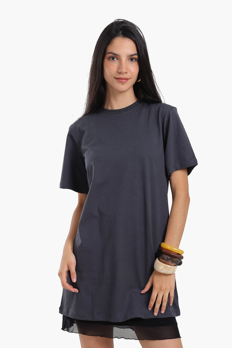 Carina - Short Sleeves Cotton Dress