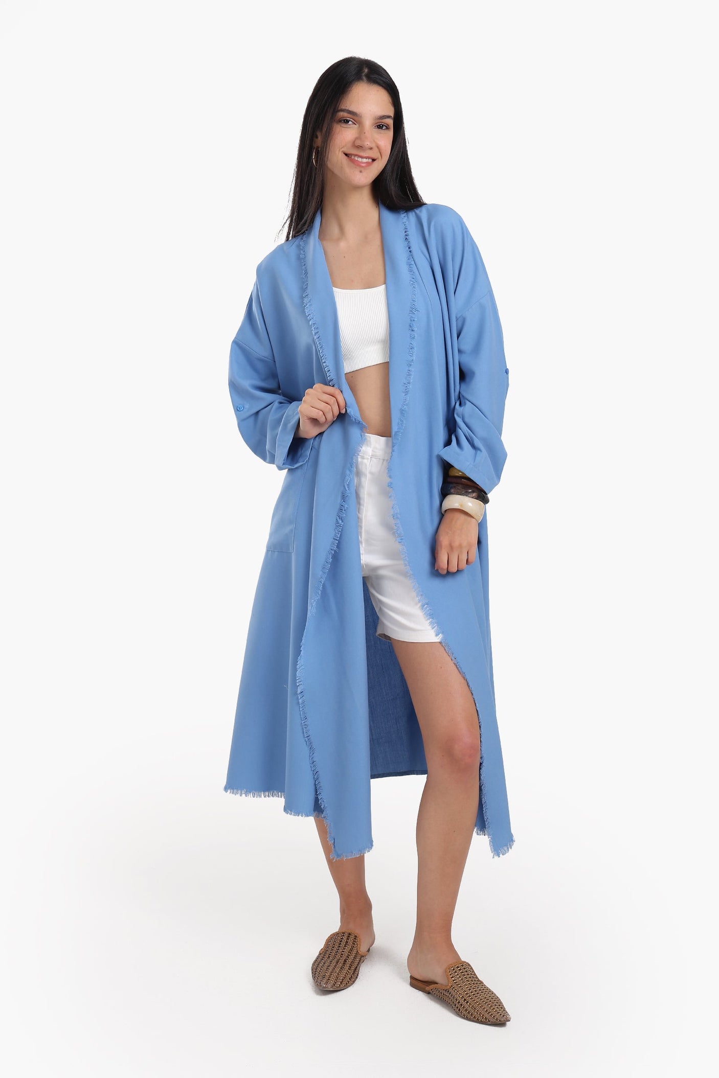 Carina - Flowing Polyester Kimono