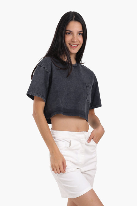 Carina - Relaxed Fit Cropped T-Shirt