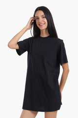 Carina - Short Sleeves Cotton Dress