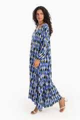 Carina - Printed V-Neck Dress