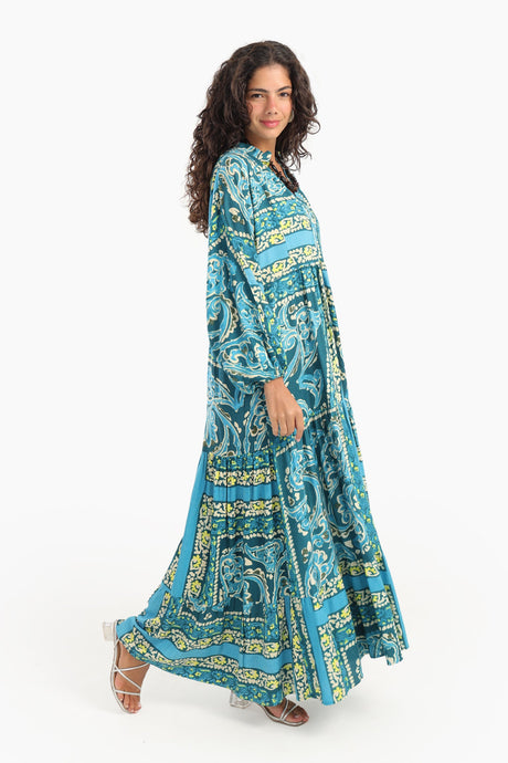 Carina - Chic Printed Maxi Dress