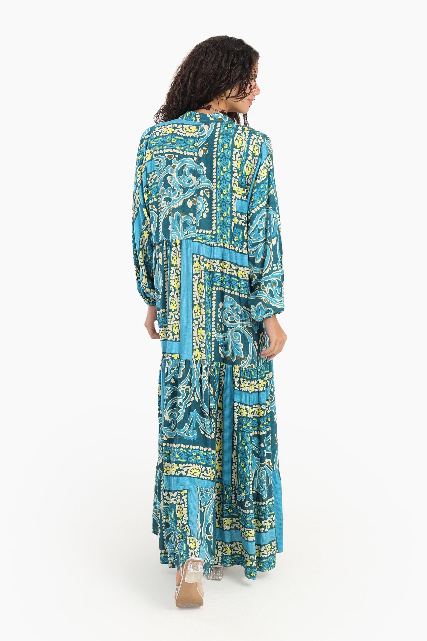 Carina - Chic Printed Maxi Dress