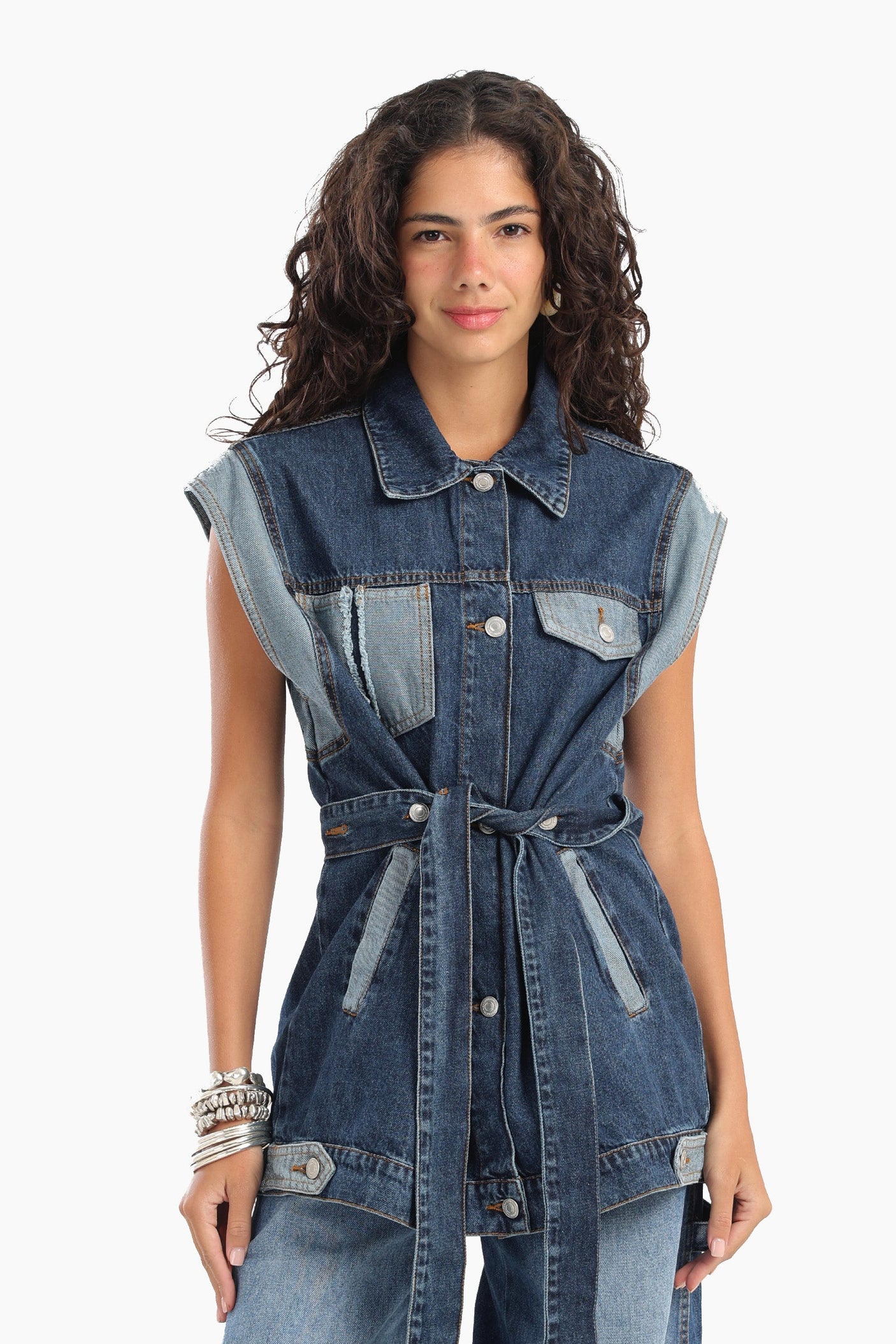 Carina - Relaxed-Fit Denim Pants