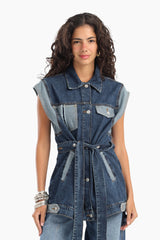 Carina - Relaxed-Fit Denim Pants