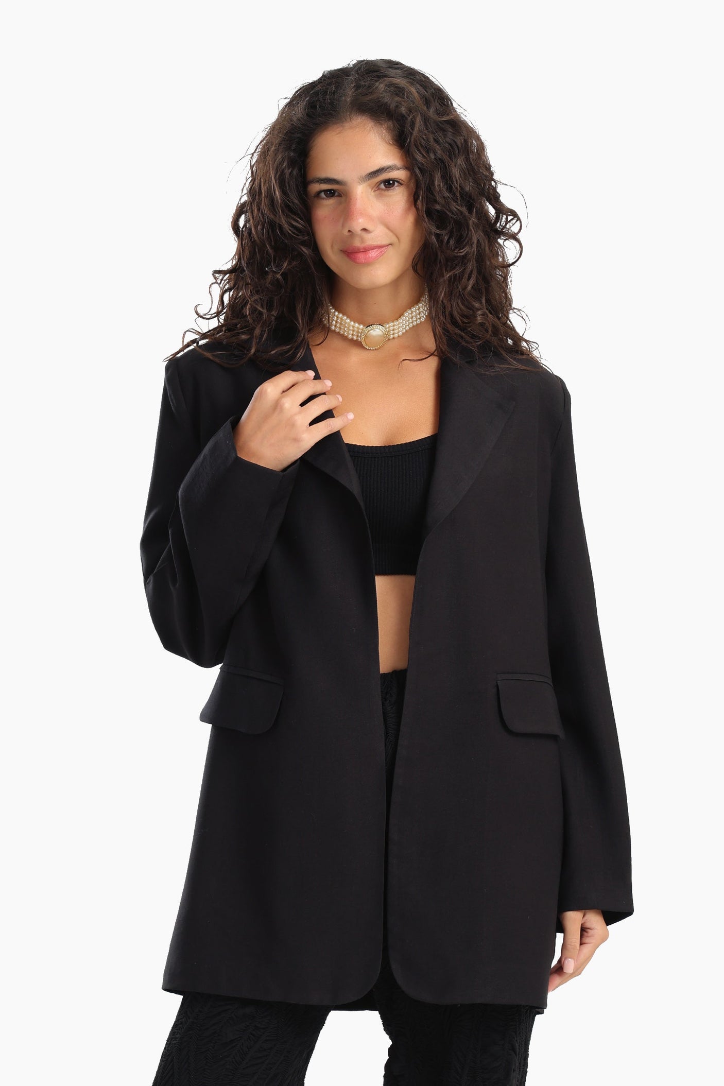 Carina - Classic Long Sleeves Blazer