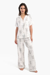 Carina - Pineapple Printed Pyjama Set