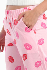 Carina - Printed Lips Pyjama Pants