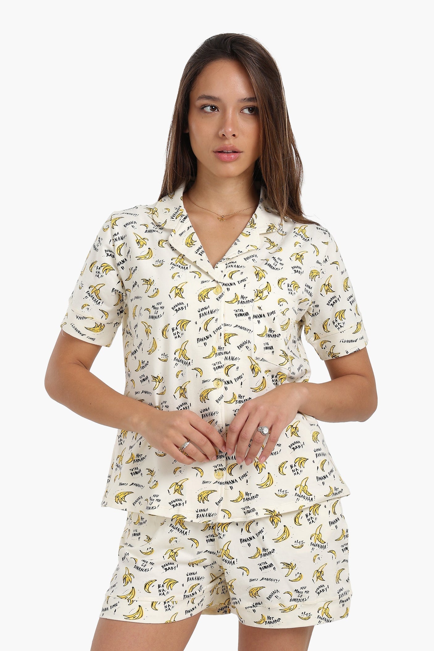 carina - Bananas Print Pyjama Set