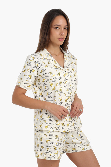 carina - Bananas Print Pyjama Set