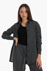 Carina - Striped Long-Sleeve Shirt
