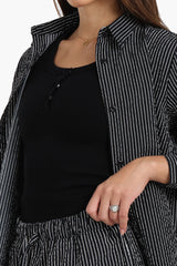 Carina - Striped Long-Sleeve Shirt