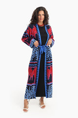Carina - Palm Printed Cardigan