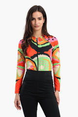 Carina - Fruity Rash Guard Swimsuit