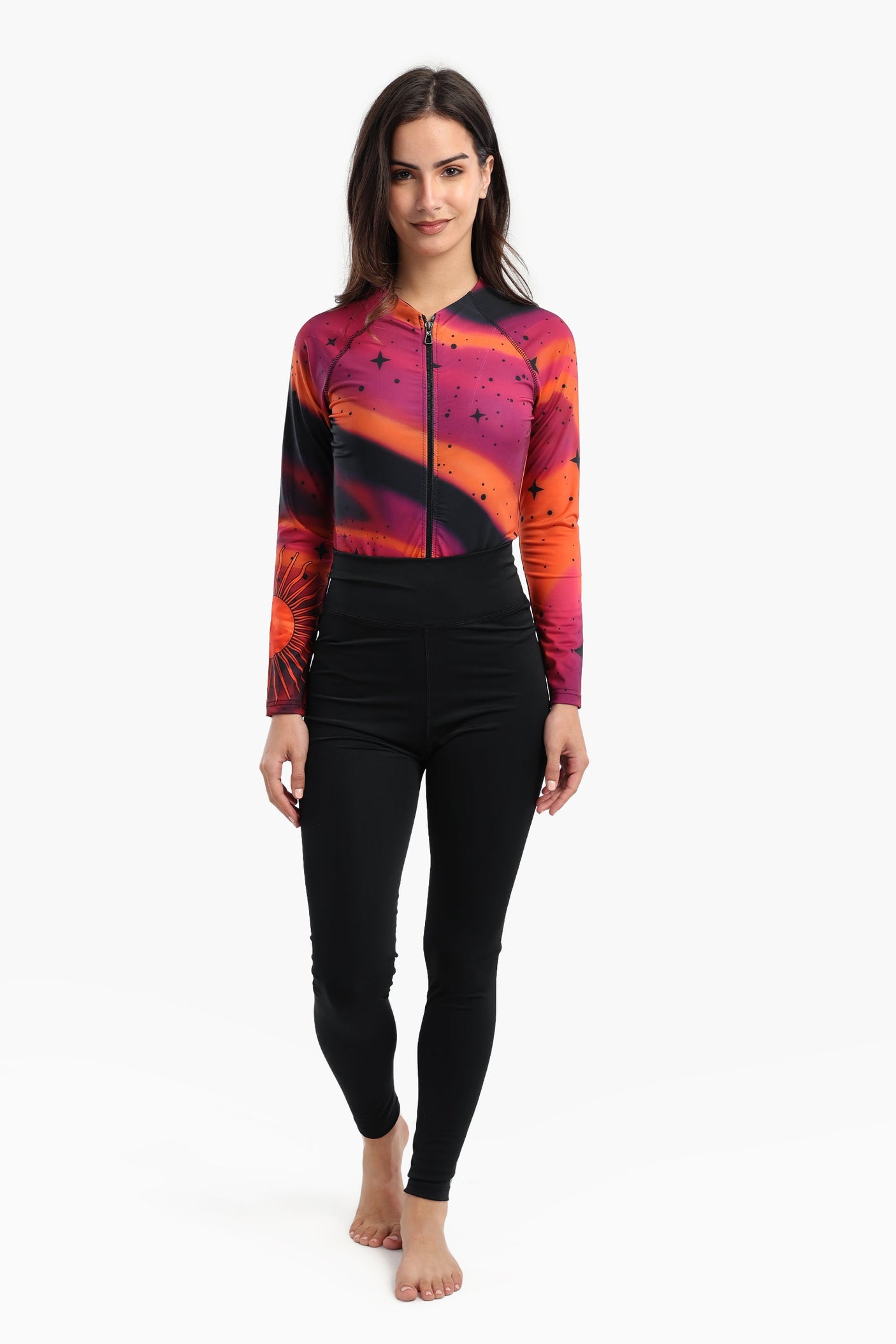 Carina - Galaxy Rash Guard Swimsuit