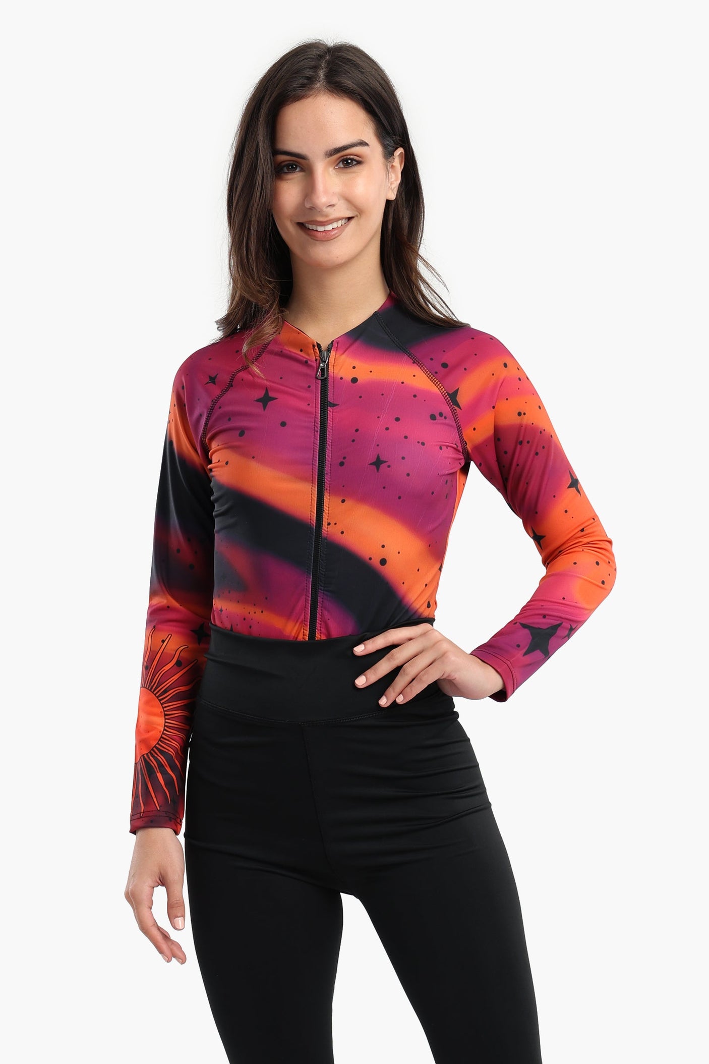 Carina - Galaxy Rash Guard Swimsuit