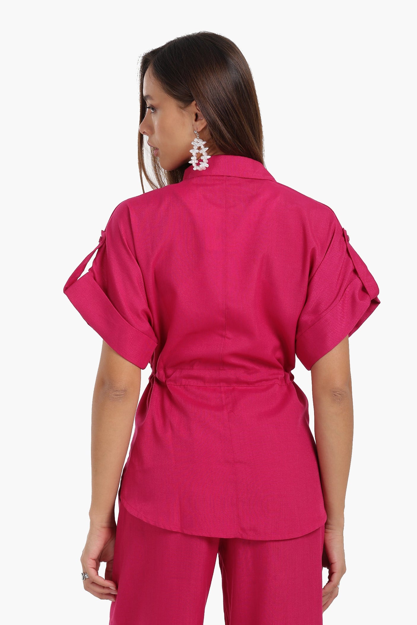 Carina - Lounge Shirt with Drawstring Waist