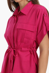 Carina - Lounge Shirt with Drawstring Waist