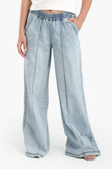 Carina - Relaxed-Fit Denim Pants