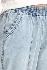 Carina - Relaxed-Fit Denim Pants