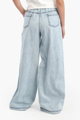 Carina - Relaxed-Fit Denim Pants