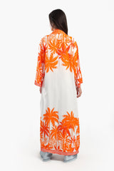 Carina - Palm Trees Printed Kimono
