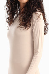 Carina - Slim Dress with Back Slit