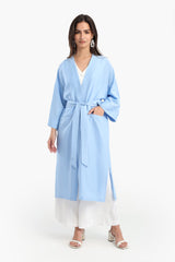 Carina - Blue Open Front Kimono