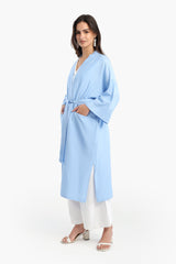 Carina - Blue Open Front Kimono
