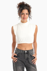 Carina - High Neck Sleeveless Neck Cover